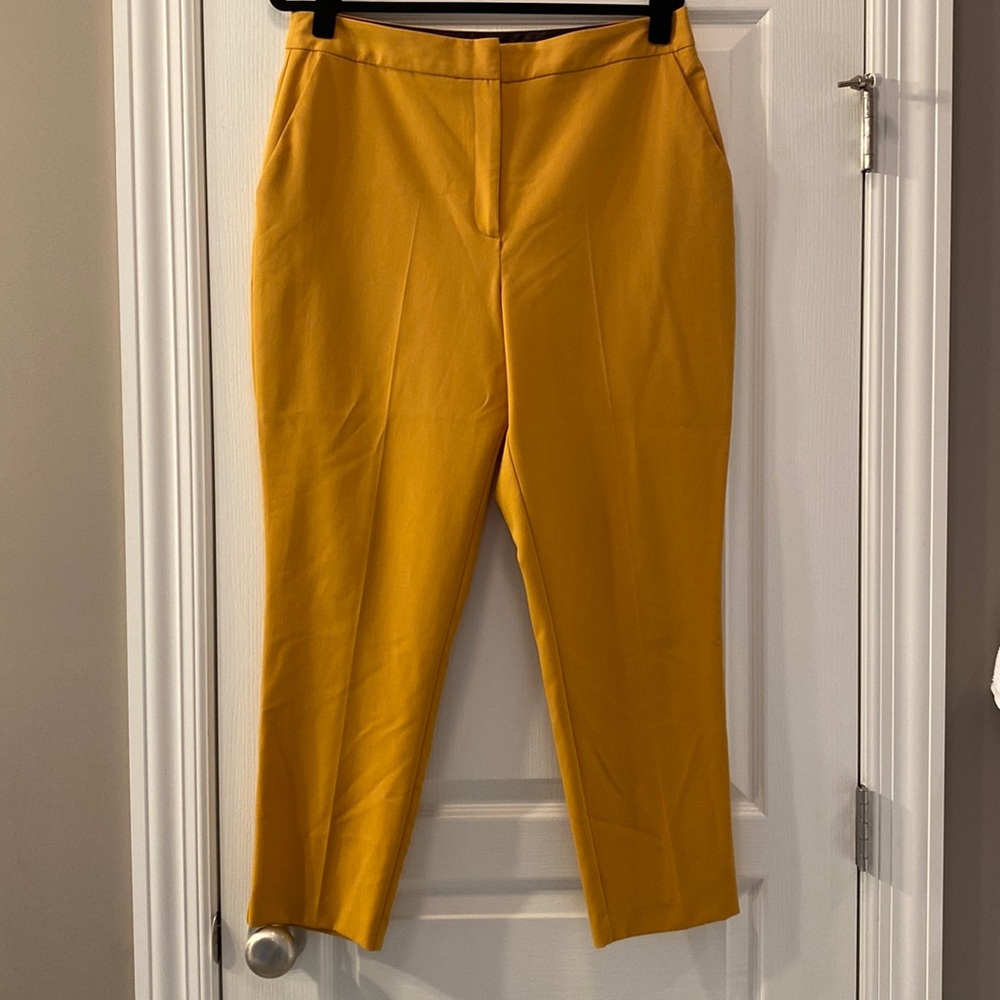 Topshop yellow trousers